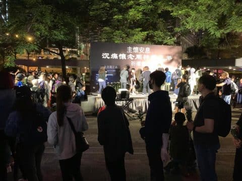 Thousands attend prayer service to mourn dead student