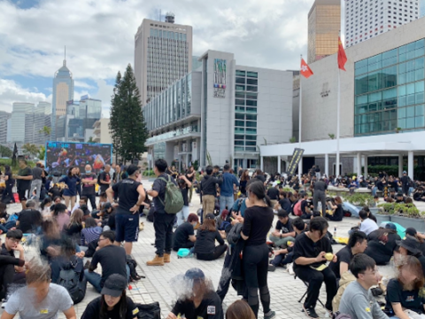 Hong Kong’s social workers in peaceful three-day strike
