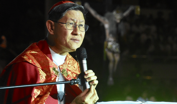 Cardinal Tagle bids farewell to hometown