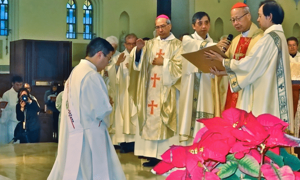 Hong Kong welcomes new priest  in the new year
