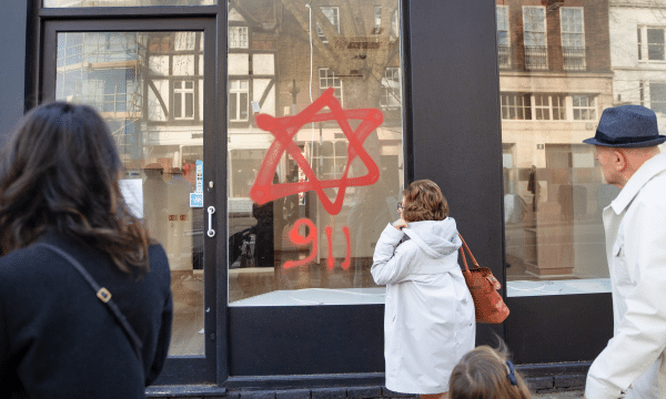 Cardinal condemns anti-Semitic graffiti