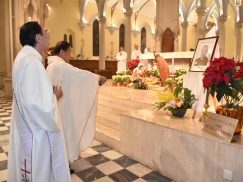 Mass marks death anniversary of Bishop Yeung