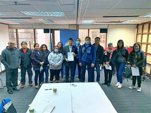 Stranded workers can return after signing wavier