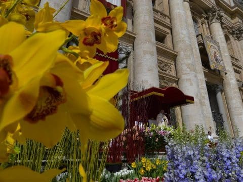 Easter Sunday Mass and ‘Urbi et Orbi’ celebrated by Pope Francis, 4.55pm, April 12, Hong Kong time (10am Rome)
