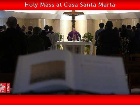 Pope’s morning Mass, April 30, at Casa Santa Marta