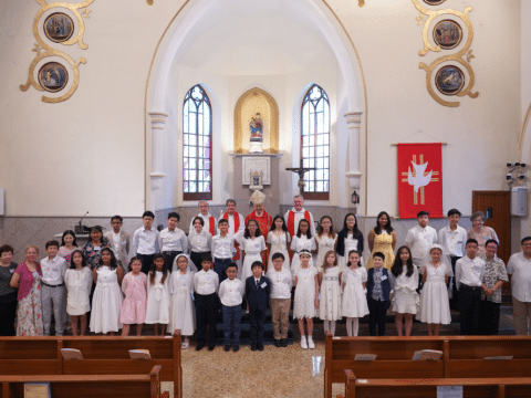 First Holy Communion at Rosary parish