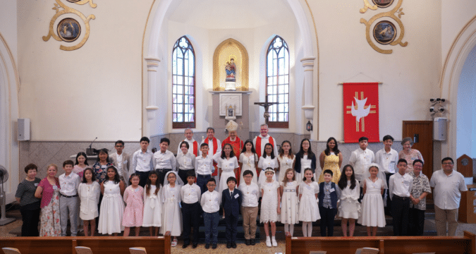 First Holy Communion at Rosary parish