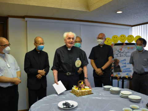 Father John Russell retires