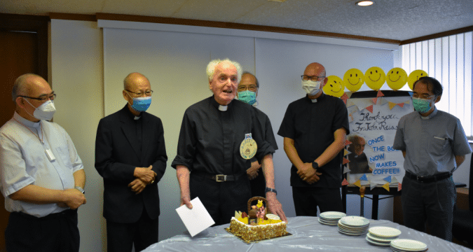 Father John Russell retires