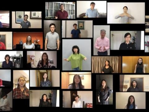 Virtual choir prays The Lord Bless You And Keep You