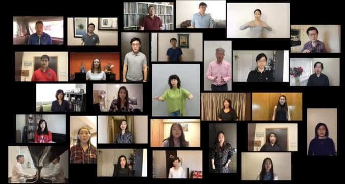 Virtual choir prays The Lord Bless You And Keep You