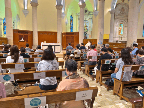 Masses resume under guidelines