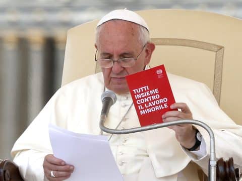 Make every effort to protect against child labour pope urges