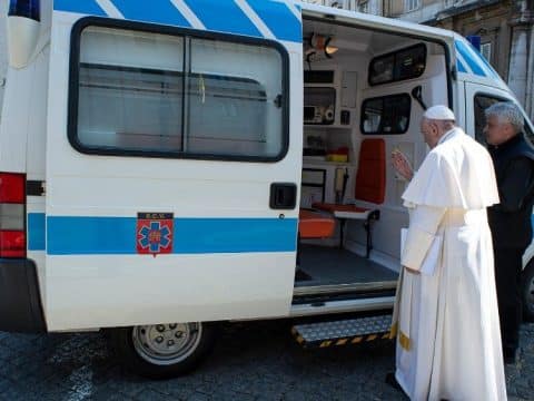 Vatican ambulance to serve the poor