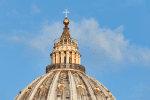 The dome of St. Peter's Basilica is pictured at the Vatican. Photo: CNS