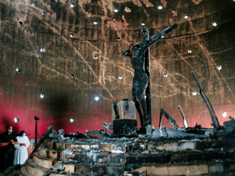 Attack on Managua cathedral denounced