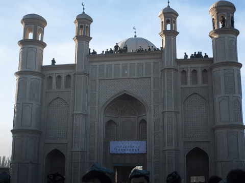 Authorities build toilet on site of Uyghur mosque