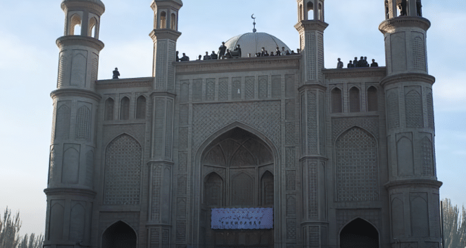 Authorities build toilet on site of Uyghur mosque