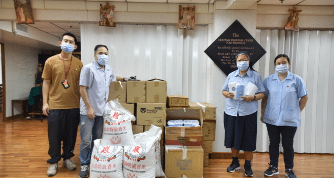 Caritas sends donated resources to shelters