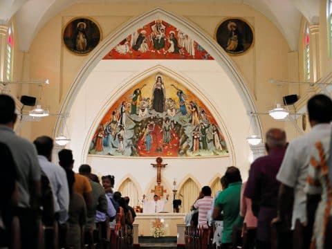 Silence is golden in the isolated Sri Lankan Church