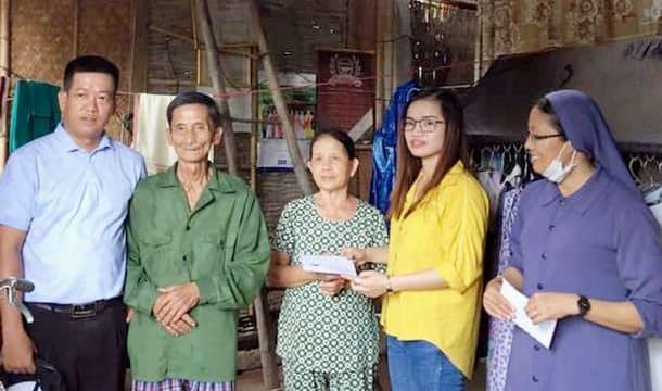 Church provides finance for Vietnam storm victims