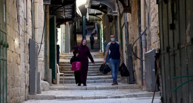 Pandemic leaves streets empty and shops shuttered in Jerusalem’s Old City