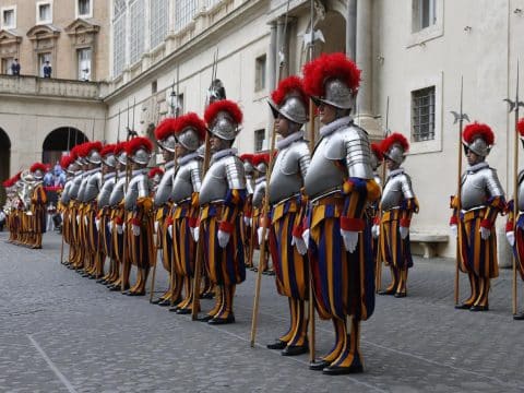 Swiss Guards are among new cases of Covid-19 at the Vatican