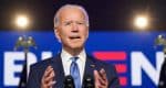 Presumptive US president-elect, Biden, speaking about election results in Wilmington on November 6. Photo: CNS/Reuters