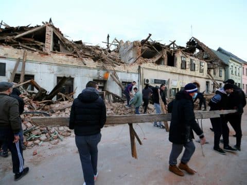 Pope prays for victims of earthquake in Croatia