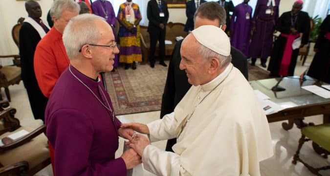 Pope, Anglican, Presbyterian leaders renew plea for peace in South Sudan Pope, Anglican, Presbyterian leaders renew plea for peace in South Sudan