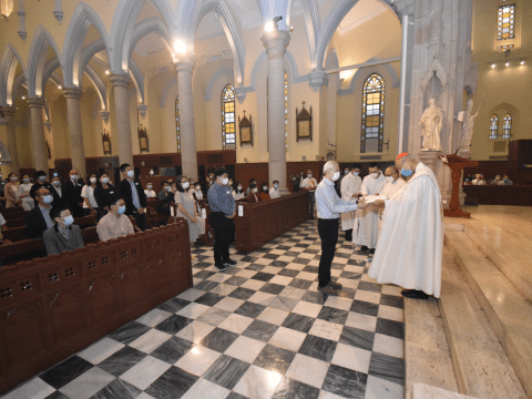 Benediction to welcome the newly-baptised