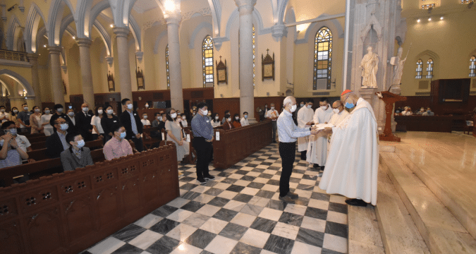 Benediction to welcome the newly-baptised