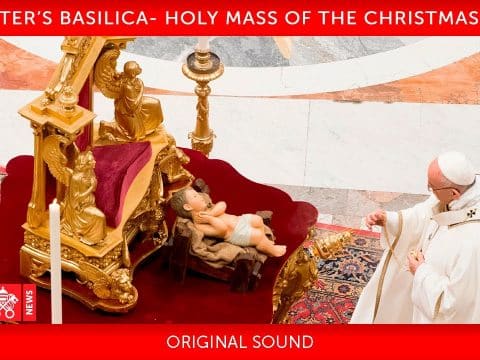 Christmas Vigil Mass at St. Peter’s with Pope Francis