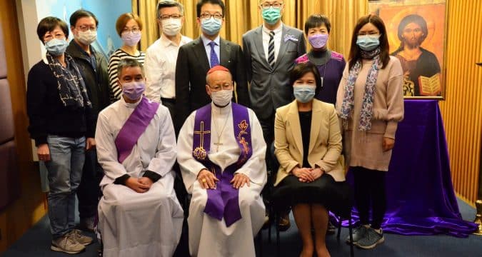Online graduation ceremony for catechists