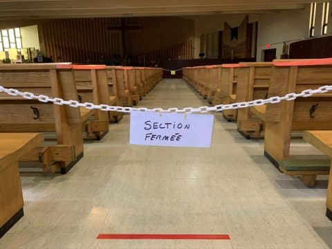 Covid-19 closes places of worship in Quebec