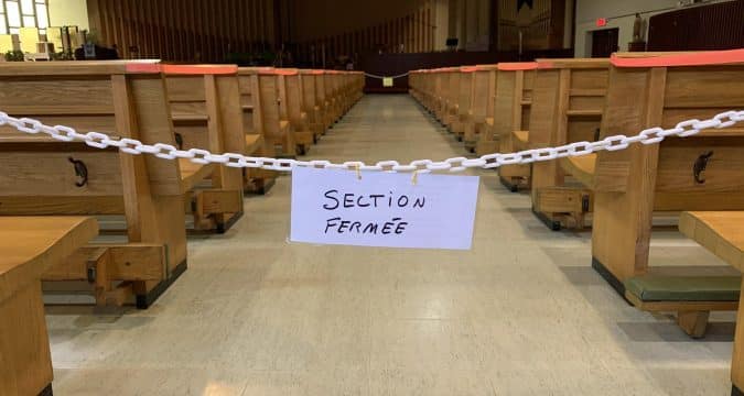 Covid-19 closes places of worship in Quebec