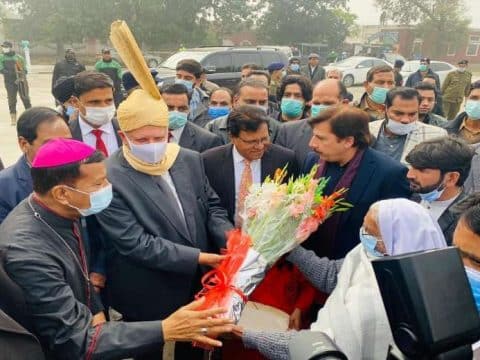 New road to Marian shrine in Pakistan