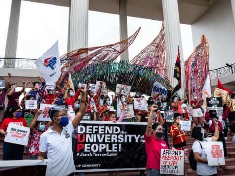Uproar as Duterte tries to red-tag University of the Philippines