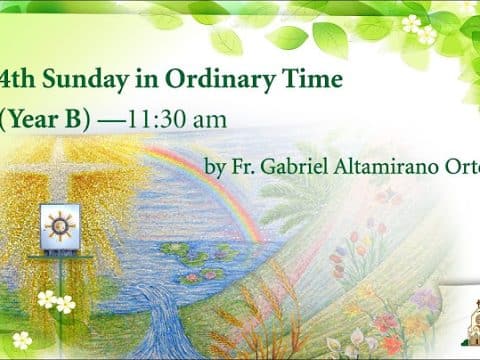 Mass, Fourth Sunday in Ordinary Time, from St. Teresa’s Church, Kowloon, Hong Kong, January 24, 11.30am (GMT +8)