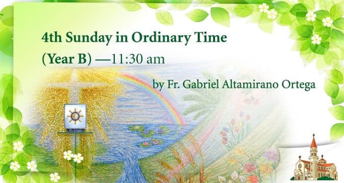 Mass, Fourth Sunday in Ordinary Time, from St. Teresa’s Church, Kowloon, Hong Kong, January 24, 11.30am (GMT +8)
