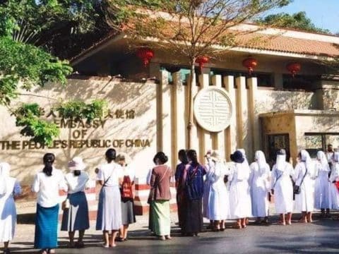 Catholics join anti-coup protests in Myanmar