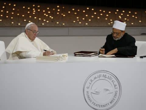 Pope to take part in virtual event celebrating human fraternity