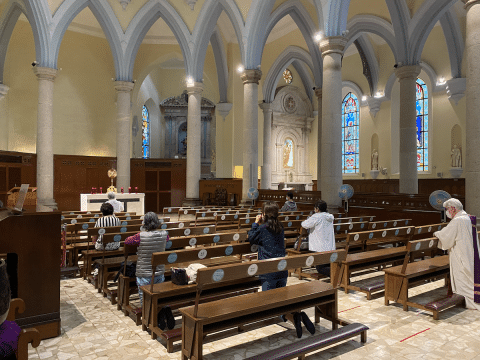 Adoration at the Cathedral of the Immaculate Conception