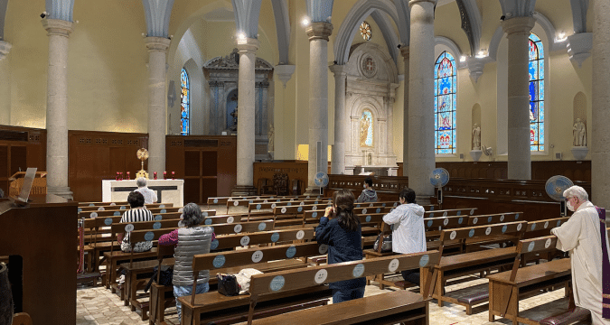 Adoration at the Cathedral of the Immaculate Conception