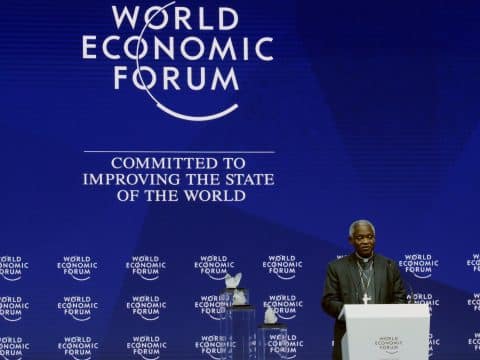 Pandemic fight must be people-centred Davos forum told