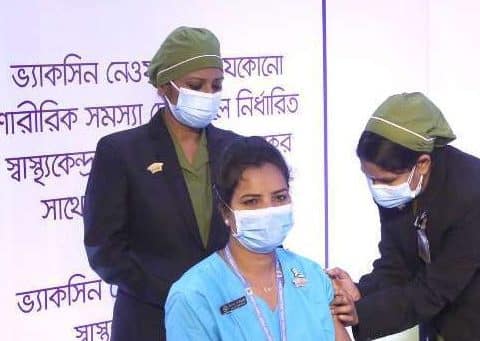 Bangladesh begins Covid-19 vaccinations