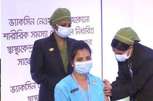 Bangladesh begins Covid-19 vaccinations
