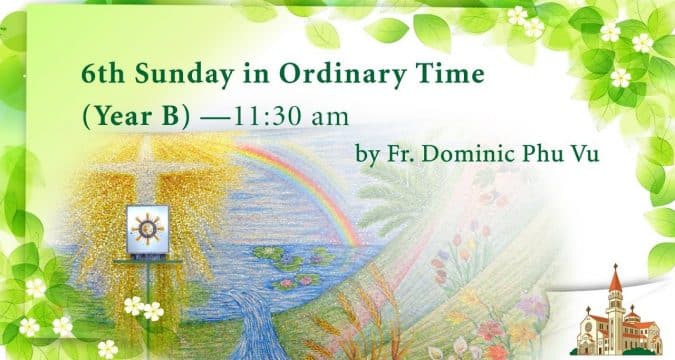 Mass, Sixth Sunday in Ordinary Time, from St. Teresa’s Church, Kowloon, Hong Kong, February 14, 11.30am (GMT +8)