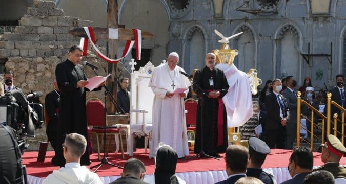 Pope Francis in the birthplace of Abraham