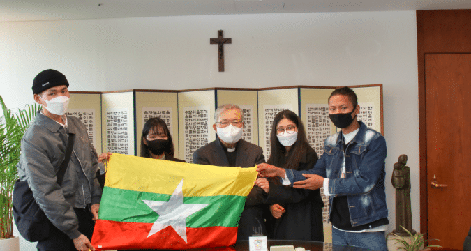 Archbishop of Seoul stands with people of Myanmar